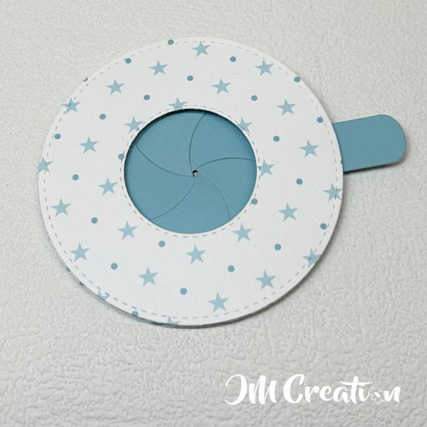 Kamera-Iris - Stanzschablone - Videoanleitung in Artikelbeschreibung